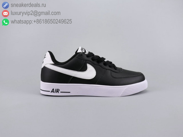 NIKE AIR FORCE 1 LOW AC BLACK WHITE LEATHER UNISEX SKATE SHOES